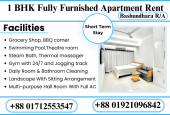 Furnished Studio One Room For Rent In Bashundhara R/A